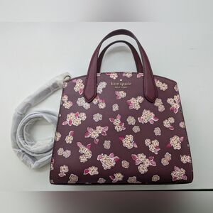 Kate Spade Floral Satchel - Purple and Pink